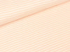 Interlock Streifen peach-blush-white Kissa