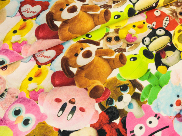 Baumwolljersey Tim Kuscheltiere Digitaldruck