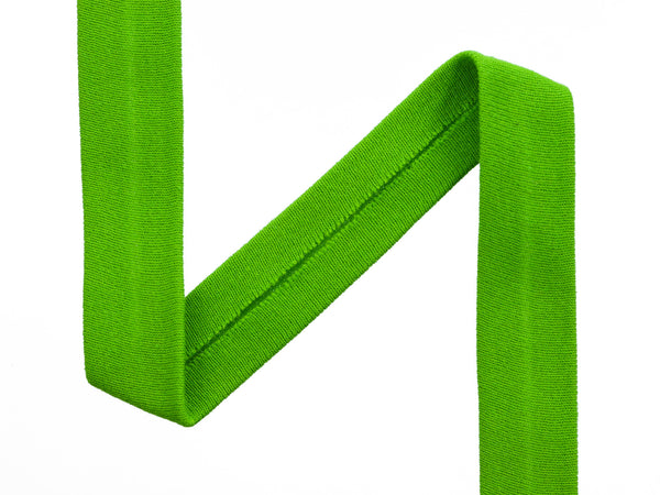 1m Jersey-Schrägband Farbe grün uni