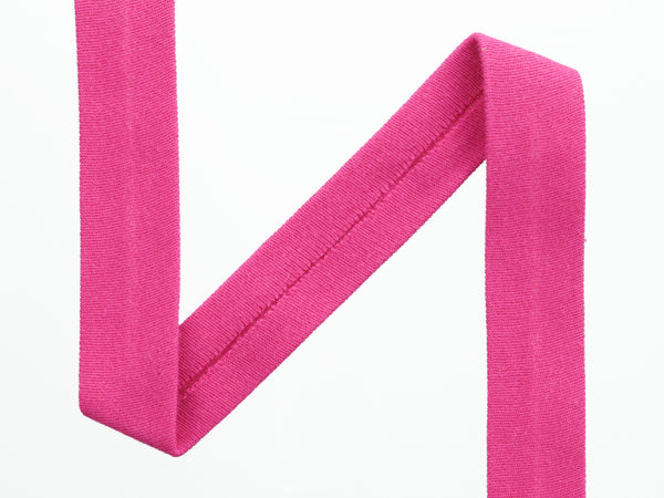 1m Jersey-Schrägband Farbe pink uni