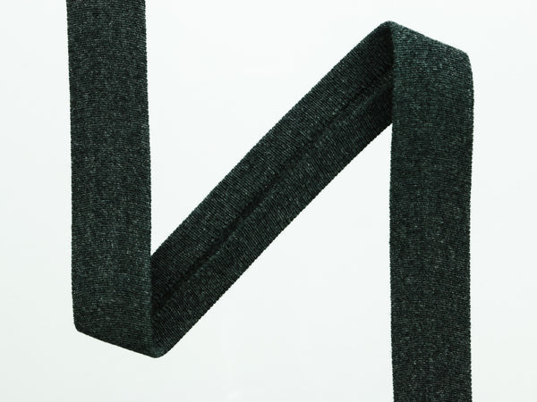 1m Jersey-Schrägband Farbe dunkelgrau uni