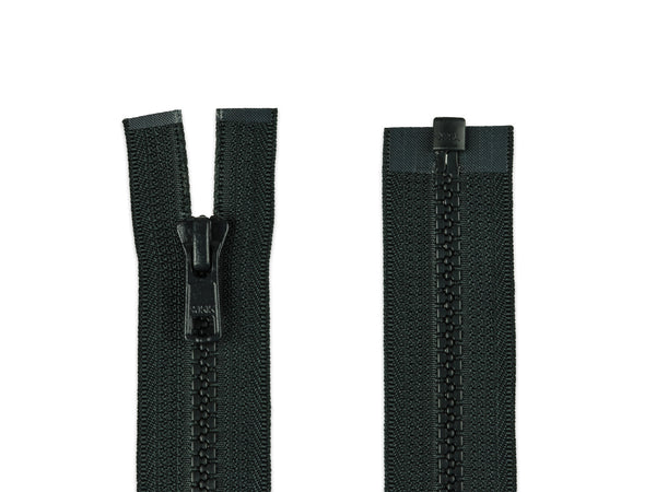 Reißverschluss teilbar Farbe anthrazit