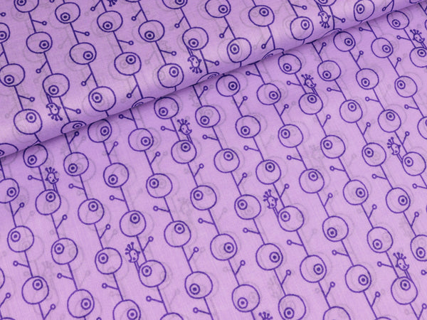 Baumwoll Voile Nancy Tweets flieder