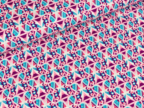 Baumwollpopeline Flutter Flirt by Jolijou lila