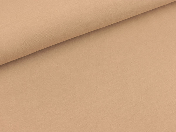 Baumwolljersey Gitte uni beige