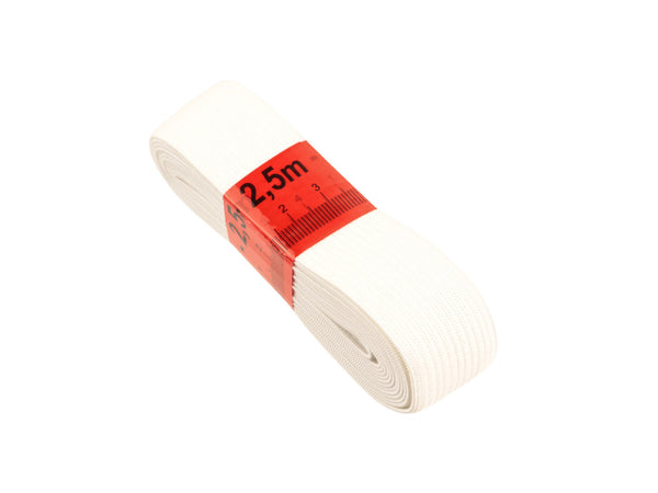 Gummiband Weiß 2,5m