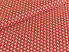 Baumwollstoff Joyful Christmas Engel creme/rot