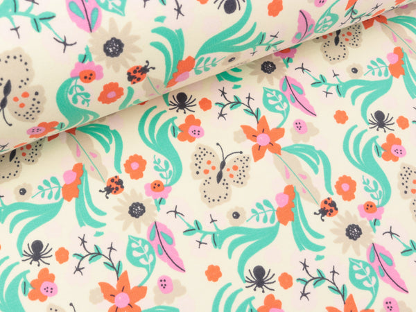 Sweatshirtstoff Freren creme Pastelltöne