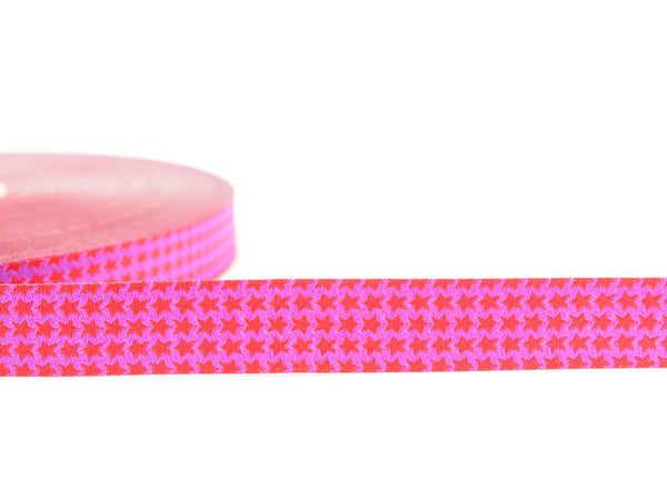 Webband Staaars lila-rot Farbenmix