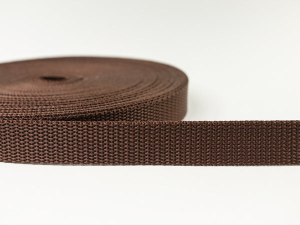 1m Gurtband 2cm breit uni braun