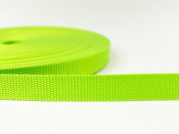 1m Gurtband 2cm breit uni lime