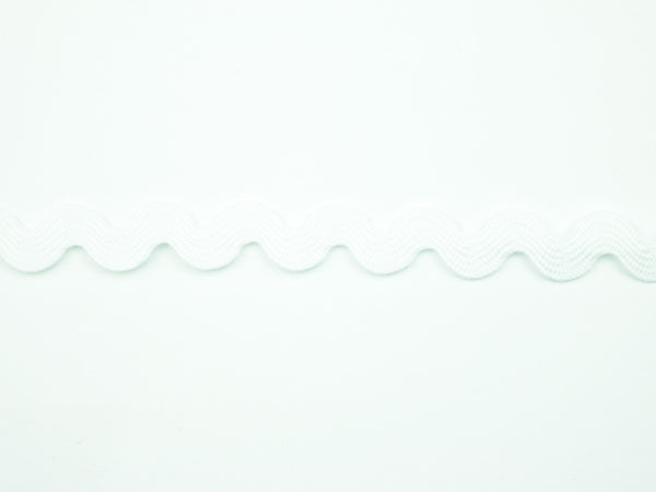 Zackenlitze 12mm reinweiß