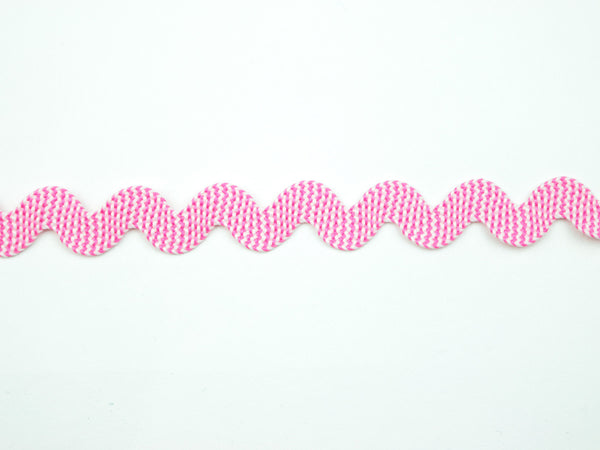 Zackenlitze 12mm Streifen pink