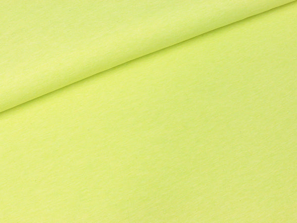 Baumwollsweat Jenna kiwi meliert uni