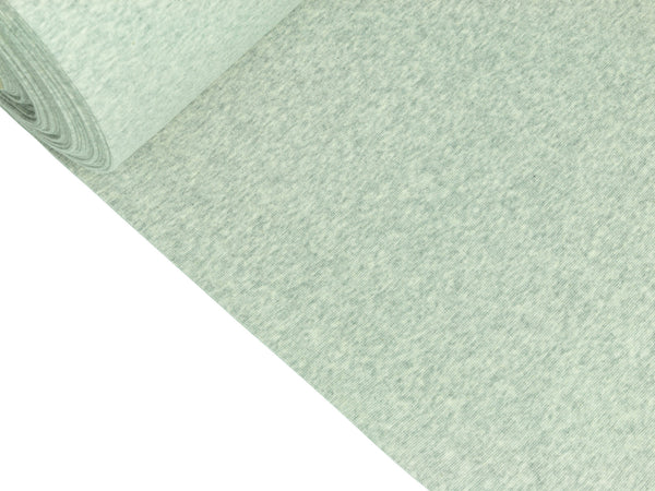 Bio Bündchenware hellgrau melange