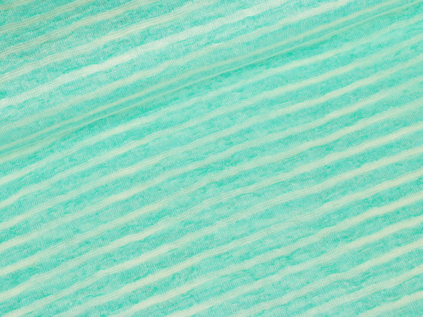 Leichter Strickstoff Marla mint-weiß gestreift