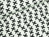 Leichter Baumwollsweat Criss Cross schwarz-weiß