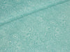 Dekostoff Paisleymuster weiß auf Taubenblau