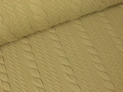 Jacquard Jersey Zopfmuster