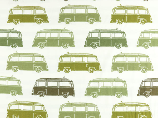 STENZO Baumwolljersey Campingbus auf Weiß