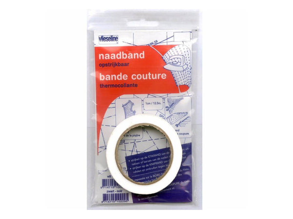 Vlieseline Nahtband 12,5m x 10mm weiß