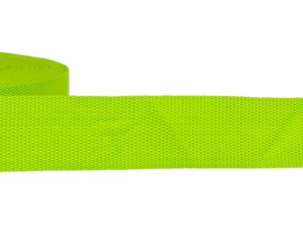 1m Gurtband 4cm breit uni lime