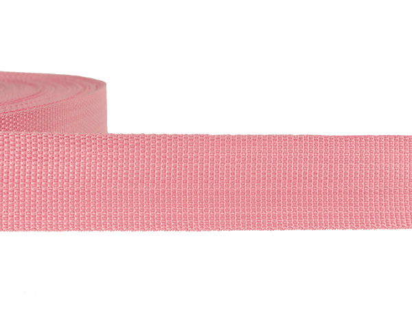 1m Gurtband 4cm breit uni hellrosa