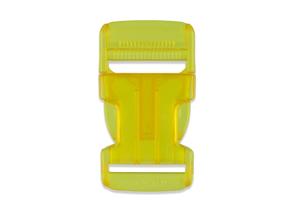 Rucksackschließe Gelb transparent
