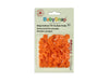 BabySnap 20 Kunststoffdruckknöpfe mandarine B69