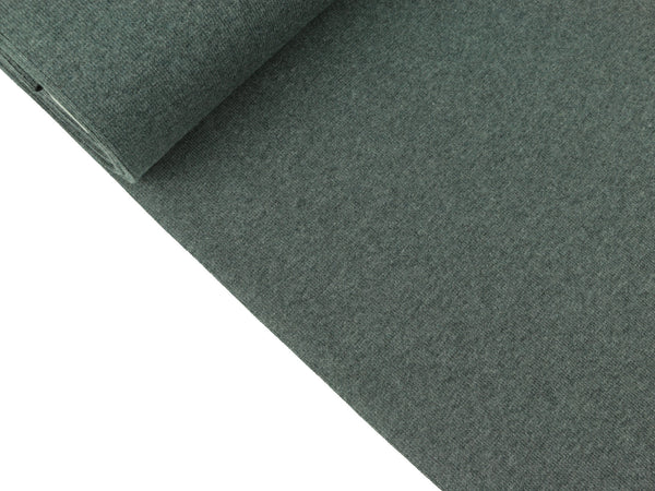 Glatte Bündchenware Jenaro mittelgrau meliert