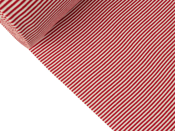 Bio Ringel Bündchenware tulipano-weiß