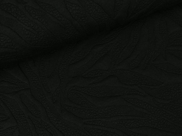 Jacquardjersey Marsa schwarz