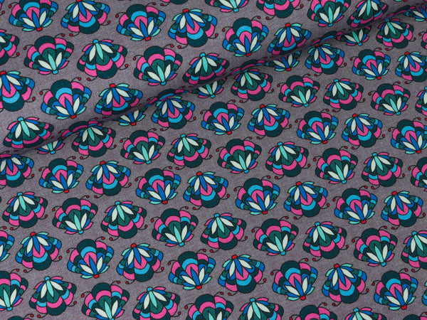 Baumwolljersey Donna Elisa marsala by Lila Lotta