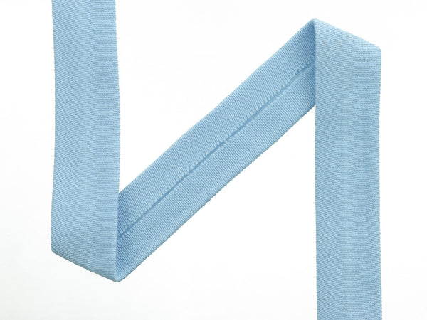1m Jersey-Schrägband Farbe hellblau uni