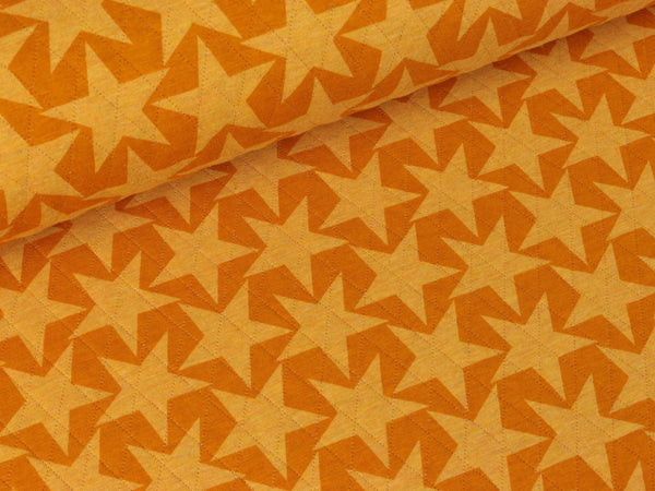 Steppsweat Kelly Print Sterne senfgelb-mandarine