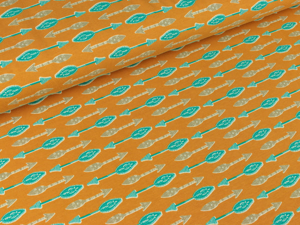 Swafing Organic Jersey Pfeile ocker