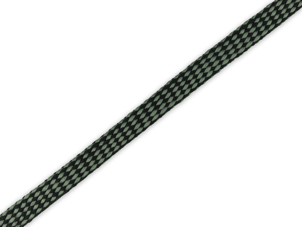 1m Flechttresse grau-schwarz 10mm