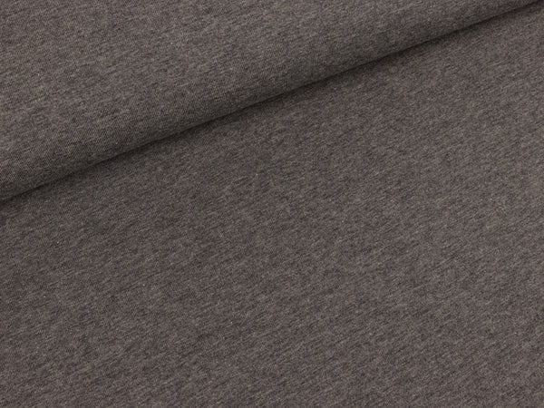 Bio-Single-Jersey carbon melange uni