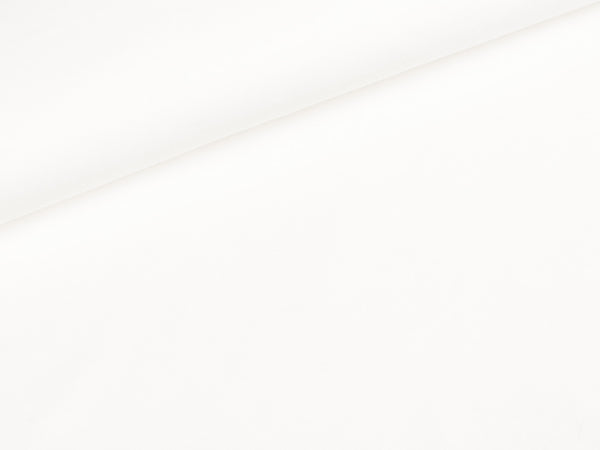 Bio-Single-Jersey weiß uni