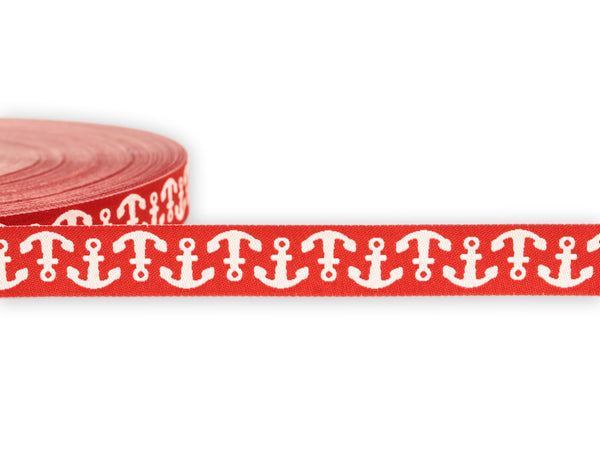 Webband Anker rot by Lila Lotta