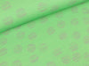 Leichter Baumwollsweat Doodle Dots hellgrün