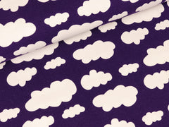 Baumwolljersey Verena Wolken