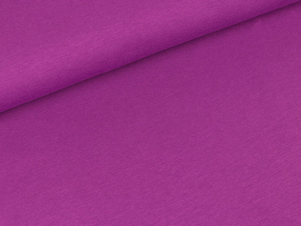 Baumwolljersey Vanessa helllila uni