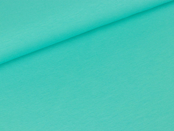 Baumwolljersey Vanessa mint uni