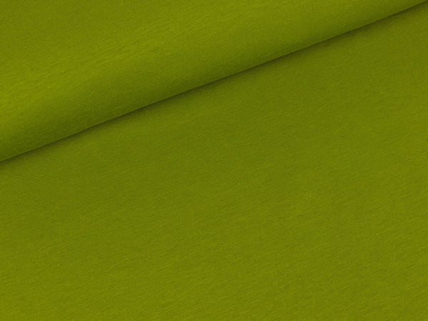 Baumwolljersey Vanessa heugrün uni