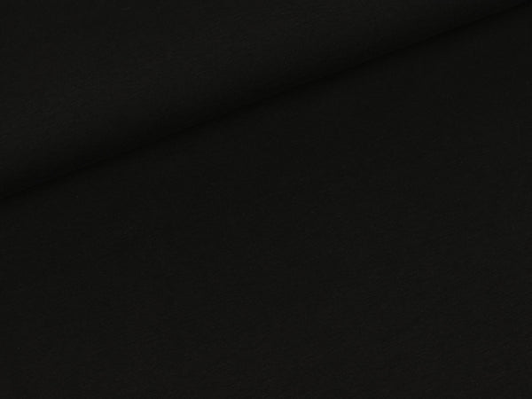 Baumwolljersey Vanessa schwarz uni