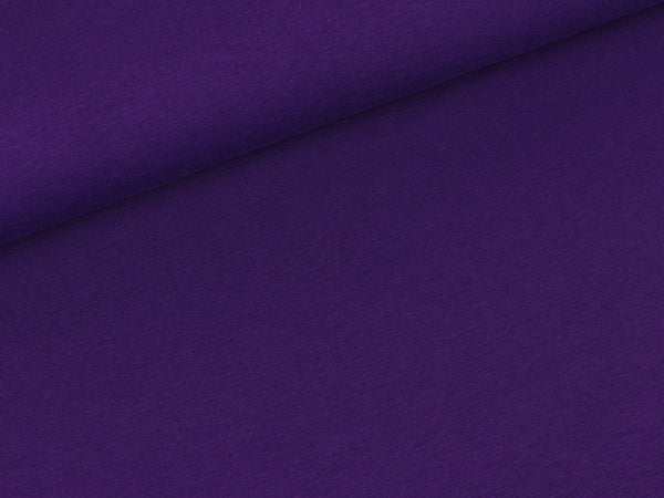 Baumwolljersey Vanessa violett uni