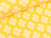 Hamburger Liebe 2 Farb-Jacquardjersey Kleeherzen colza-weiß