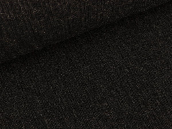 Rippstrickstoff Victoria anthrazit