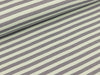 Interlock Streifen mint-grau